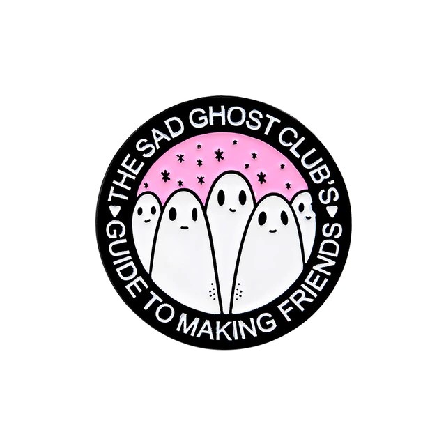 Sad Ghost Club - Guide to Make Friends Pin